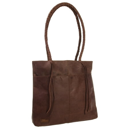AllAsta Leather Lexington Tote Purse Large Handbag For Women With...