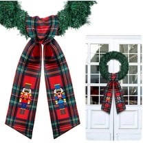 Dalrosia Wreath Sash for Front Door Wreath Satin Sash Blank Sashes Embroidery Monogram Yard Doorway Indoor Outdoor Wall Ribbon Bow Home Decor