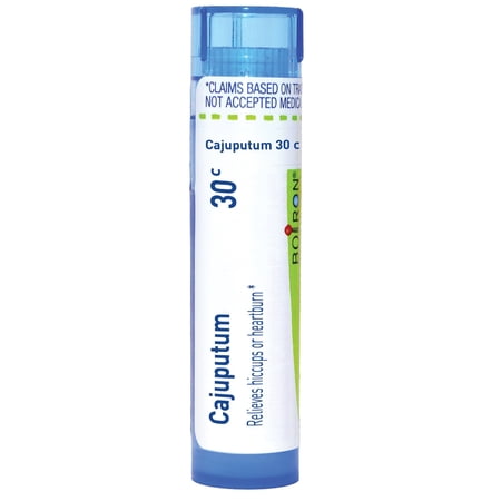 Boiron Cajuputum 30C, Homeopathic Medicine for Hiccups Or Heartburn, 80 Pellets