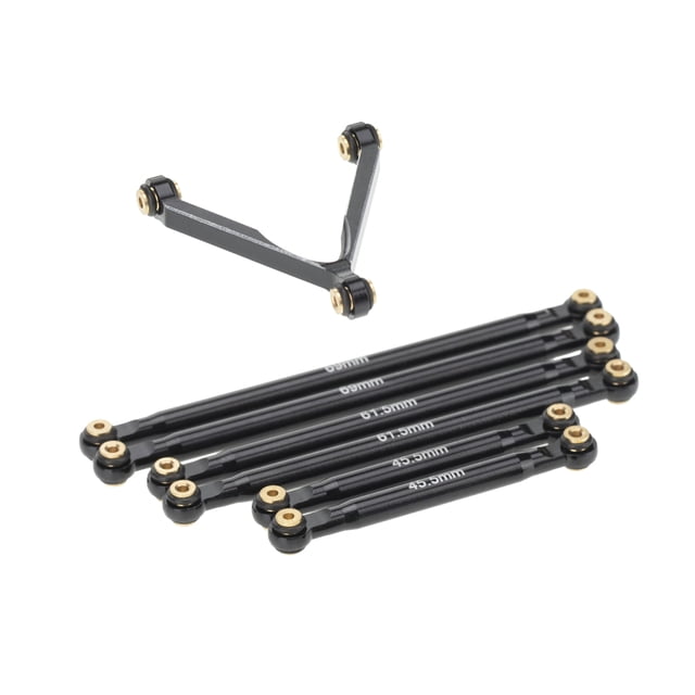 Kit de Tringle de Cravate en Alliage d'Aluminium de Qualité pour AXIAL SCX24 Aspect Réaliste Performance pour Voitures RC 1/24