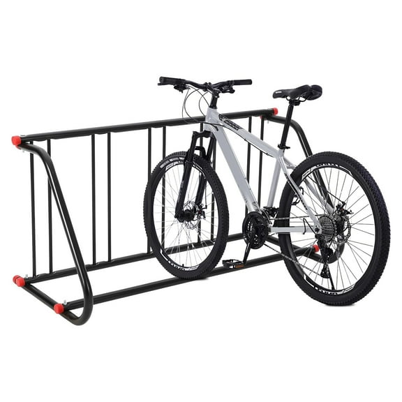 Pinypikaka Large Commercial Bike Rack, Grid Bike Rack In Ground, Freestanding Bicycle Floor Parking Stand for Garages Streets Yards Bike Events