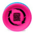 thumbnail image 1 of Aerobie Pro Lite Mini Flying Disc, Plastic Throw Ring with Soft Rubber Edge, High Glide, Blue/Pink, 1 of 5