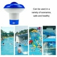thumbnail image 3 of GIFTSCA Floating Chlorine Dispenser Include 100 Pieces Chlorine Tablets Spa Chemical Dispenser Bromine Tablet Floater for 1 Inch TabletsIdea for Pool, Spa, Hot Tub & PVC Pool, 3 of 8