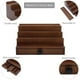 thumbnail image 4 of Organizador de perfumes Fengligoo Walnut Cologne para hombre, 4 niveles, 4 of 7