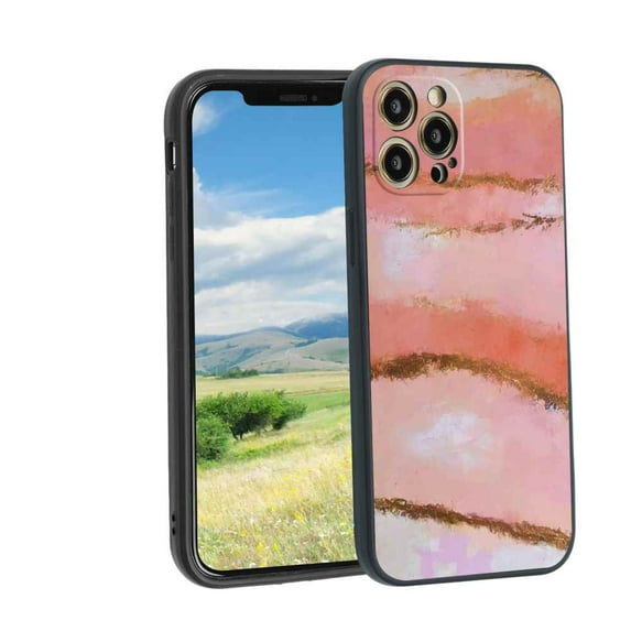 Compatible with iPhone 12 Pro Max Phone Case, Golden-Paints-158 Case Men Women, Flexible Silicone Shockproof Case for iPhone 12 Pro Max