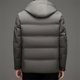thumbnail image 3 of Chaqueta de plumón corta de invierno para hombre, ropa de diseñador de lujo, relleno grueso de plumón de ganso, abrigo de invierno para hombre, chaqueta de plumón para hombre, 3 of 4