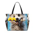 thumbnail image 1 of Fotbe Blue Sky Cute Wolf Bolsa de Viaje para Playa - Resistente al Agua, Bolsa Tote de Gran Capacidad y Ligera con 7 Bolsillos para Mujeres y Hombres, 1 of 7