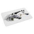 thumbnail image 2 of Horse Print Door Mat&nbsp;Indoor Outdoor Entrance, Non Slip Rug for Kitchen Bathroom Entryway Rug, Modern Watercolor Grey White Animals Washable Doormat Floor Mat for Office Home Decor 24x36 Inch, 2 of 8