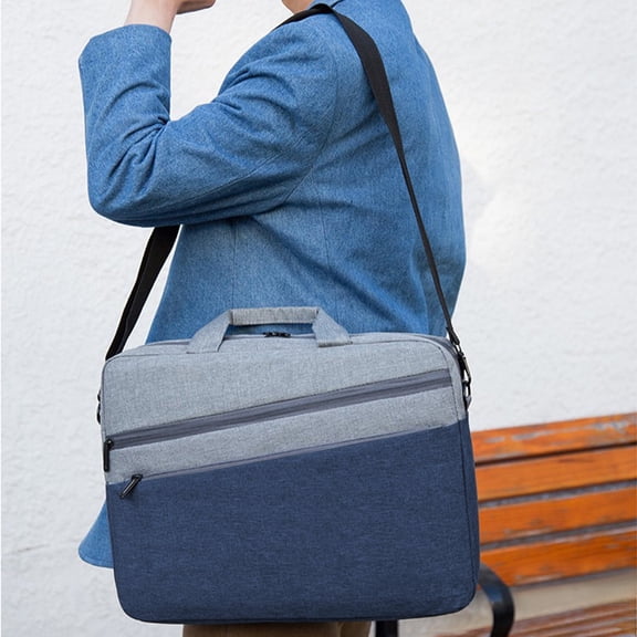 AOMRCOL 14 - 15.6 Inch Laptop Sleeve Shoulder Bag Waterproof Notebook Chromebook Computer Carrying Case Compatible for Asus Dell Hp, 15.74X11.8X2.75In Laptop Carrying Case