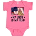 thumbnail image 3 of Inktastic My Uncle is My Hero Military Nephew Boys or Girls Baby Bodysuit, 3 of 5