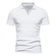 thumbnail image 2 of pstuiky Camisas de manga corta para hombre, Camisa de manga corta con solapa de rayas para hombre, camisa de contraste de color camisas casuales para hombre m, 2 of 5
