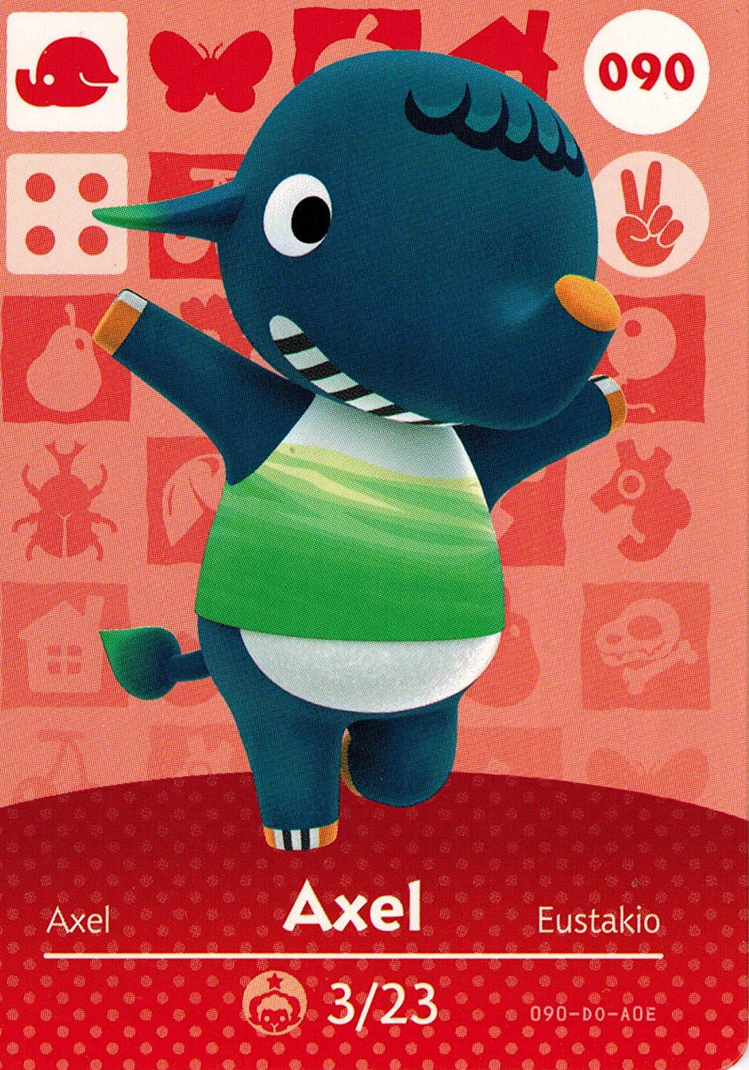 Animal Crossing Amiibo Card Axel