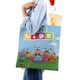 thumbnail image 4 of Bichikids Bolso de tela con estampado de lienzo para mujer, bolsa de compras reutilizable y estética, con cremallera interior, regalo para mujer,40*45cm., 4 of 6