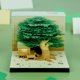 thumbnail image 4 of Omoshiroi Block-Bloc de notas 3D, 190 hojas, cubos de bloc de notas súper gruesos no adhesivos, árbol de manualidades, casa, cumpleaños, Año Nuevo, regalo de Navidad, 4 of 4