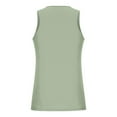 thumbnail image 5 of Dagegui Under $10 Mens Hawaiian Tank Tops Sunset Palm Tree Graphic Tropical Tanks Big and Tall Muscle Tank Top Loose Sleeveless Crewneck Workout Vest Mint Green M, 5 of 5