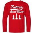 thumbnail image 3 of Inktastic Future Chess Champ Game Champion Long Sleeve Youth T-Shirt, 3 of 5