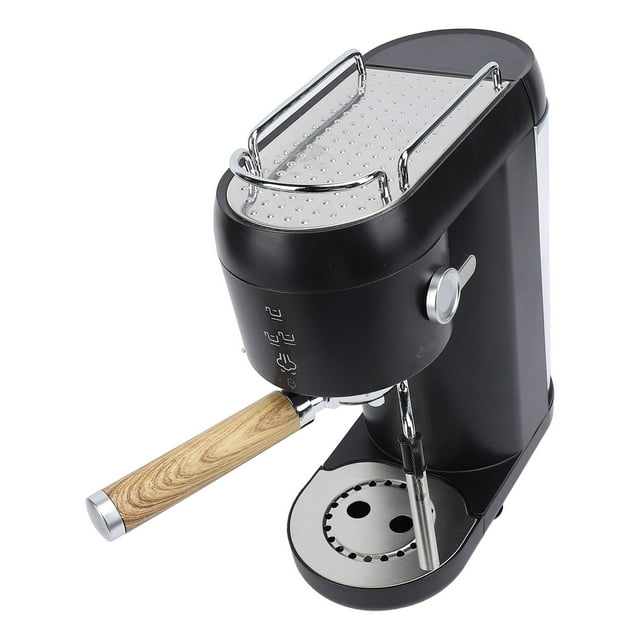 Machine à Café, Cafetière Espresso en Acier Inoxydable à Haute Pression 1400W 20Bar avec Contrôle Intelligent de la Température, Cafetière Portable avec Mousseur à Lait pour la Maison