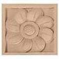 thumbnail image 2 of 3 1/2"W x 3 1/2"H x 5/8"P Small Sunflower Square Rosette, Maple, 2 of 12