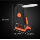 thumbnail image 3 of Tail Light Rechargeable LED Rear Light For Night Riding Cute Accessories Bright Heart Shape Taillight Cycling Light, 3 of 9