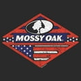 thumbnail image 2 of Men's Mossy Oak Patriotic Forest Logo  Graphic Tee Charcoal X Large, 2 of 5