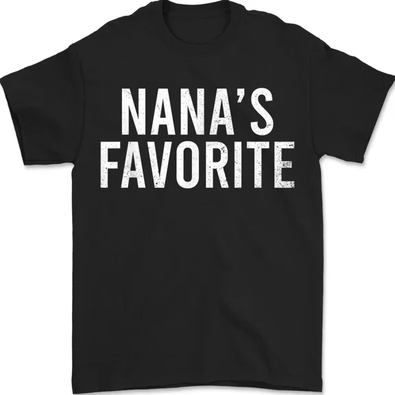 Nanas Favorite Grandchild Family Matching Cute Proud Grandma Unisex T-Shirt, up to size 5XL