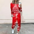thumbnail image 2 of Diufon Christmas Jogging Suits for Women Long Sleeve Crewneck Pullover Tops and Sweatpants Tracksuit with Pockets, 2 of 5