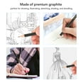 thumbnail image 3 of 24Pcs Graphite Pencils, Multi Purpose Drawing Pencils Artist Pencil Set For Drafting Sketching Shading Drawing, 3 of 8