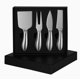 thumbnail image 1 of 1 juego de cuchillos for queso occidentales | Herramientas esenciales de cocina de alta gama, juego de cuchillos for queso con mango hueco de acero inoxidable |, 1 of 2