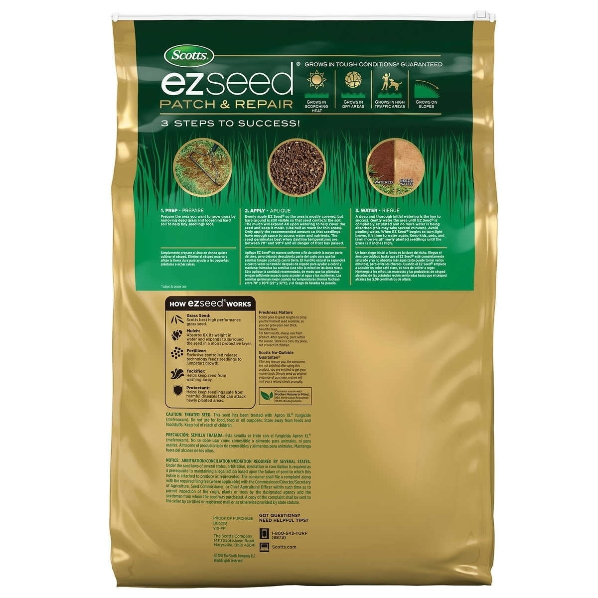 Scotts EZ Seed Patch and Repair Bermudagrass 25 Pounds