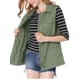 thumbnail image 5 of CHALECO SIN MANGAS PARA MUJER INSPIRAR CHIC, CON CINTURA AJUSTABLE, CIERRE Y BOLSILLO, VERDE, TALLA 2XL, 5 of 7