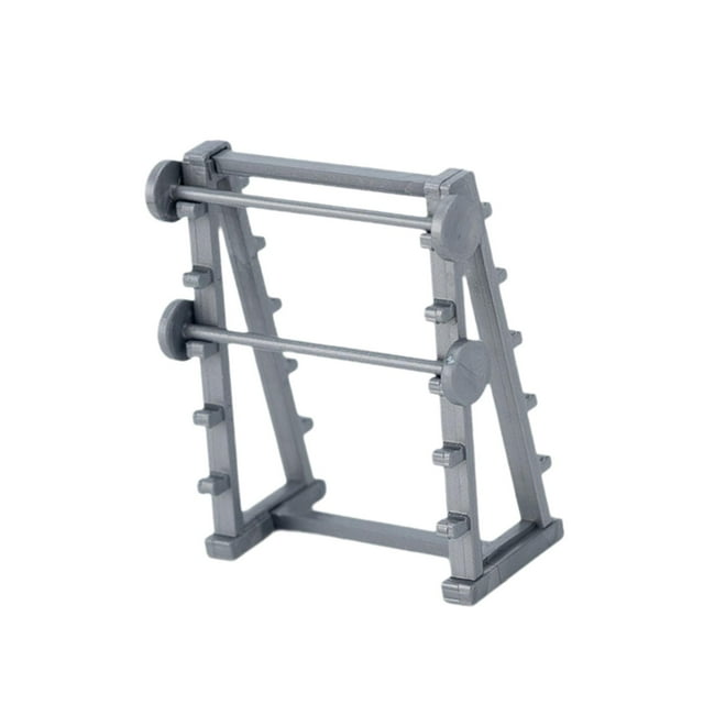 Milaget 1/20 Modèle d'Équipement d'Exercice Modèle d'Équipement de Gym Modèle de Diorama Mise en Page de Train Support de Barre