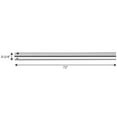 thumbnail image 4 of AirPro Collection 72 In. Ceiling Fan Downrod in Polished Chrome, 4 of 4