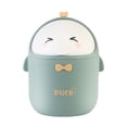 thumbnail image 2 of Tnobhg Desktop Trash Can Large Capacity Adorable Appearance Compact Size Funny Cartoon Garbage Container Waste Basket Home Supplies, 2 of 8
