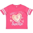 thumbnail image 3 of Inktastic Nana's Little Sweetie with Pink Heart Cookie Boys or Girls Toddler T-Shirt, 3 of 5
