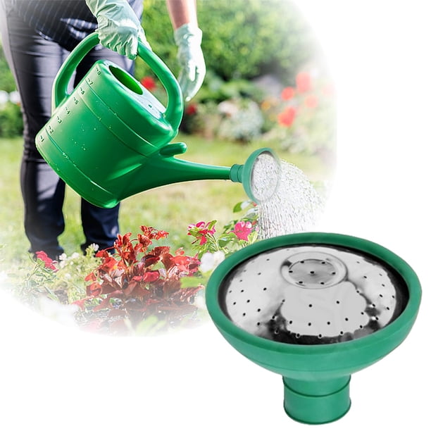Jardín Aspersor Cabeza Regadera Boquilla de gran tamaño de acero inoxidable de plástico cabeza de pulverización