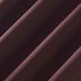 thumbnail image 3 of Sun Zero Laredo 2-pack 100% Blackout Rod Pocket Curtain Panel Pair, 37"x84", Dark Cherry, 3 of 7