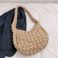 thumbnail image 4 of Bolso de hombro acolchado FLhrweasw Tote Puffy Caqui, 4 of 9