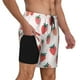 thumbnail image 2 of Fotbe Hand Drawn Strawberry Traje de Baño para Hombre – Shorts de Natación de Secado Rápido con Forro y Bolsillos-Large, 2 of 6