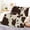 Brown Retro Cowhide, variant on Bible Verse Floral Throw Blanket Christian Scripture Jesus Quote Soft Warm Cozy Plush Comfy Blanket for Couch Bed Sofa Camping Outdoor, Floral Inspirational Faith Fleece Flannel Throws 50X60IN