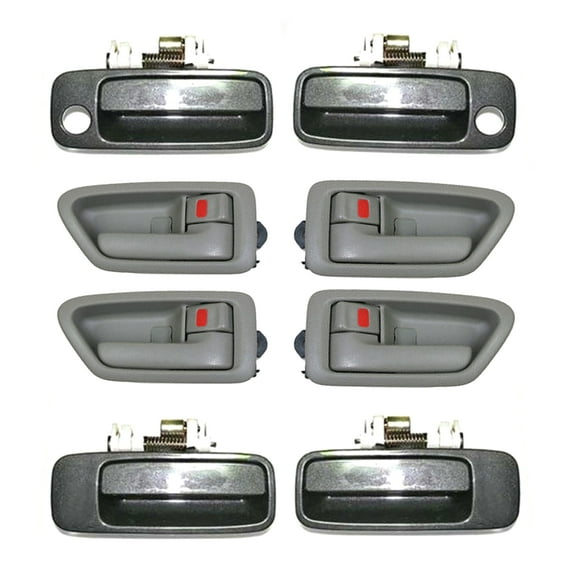 Brand NEW For 1997-2001 Toyota Camry Outside Gray 1C6 and Inside Sage Door Handle 8PCS 97 98 99 00 01