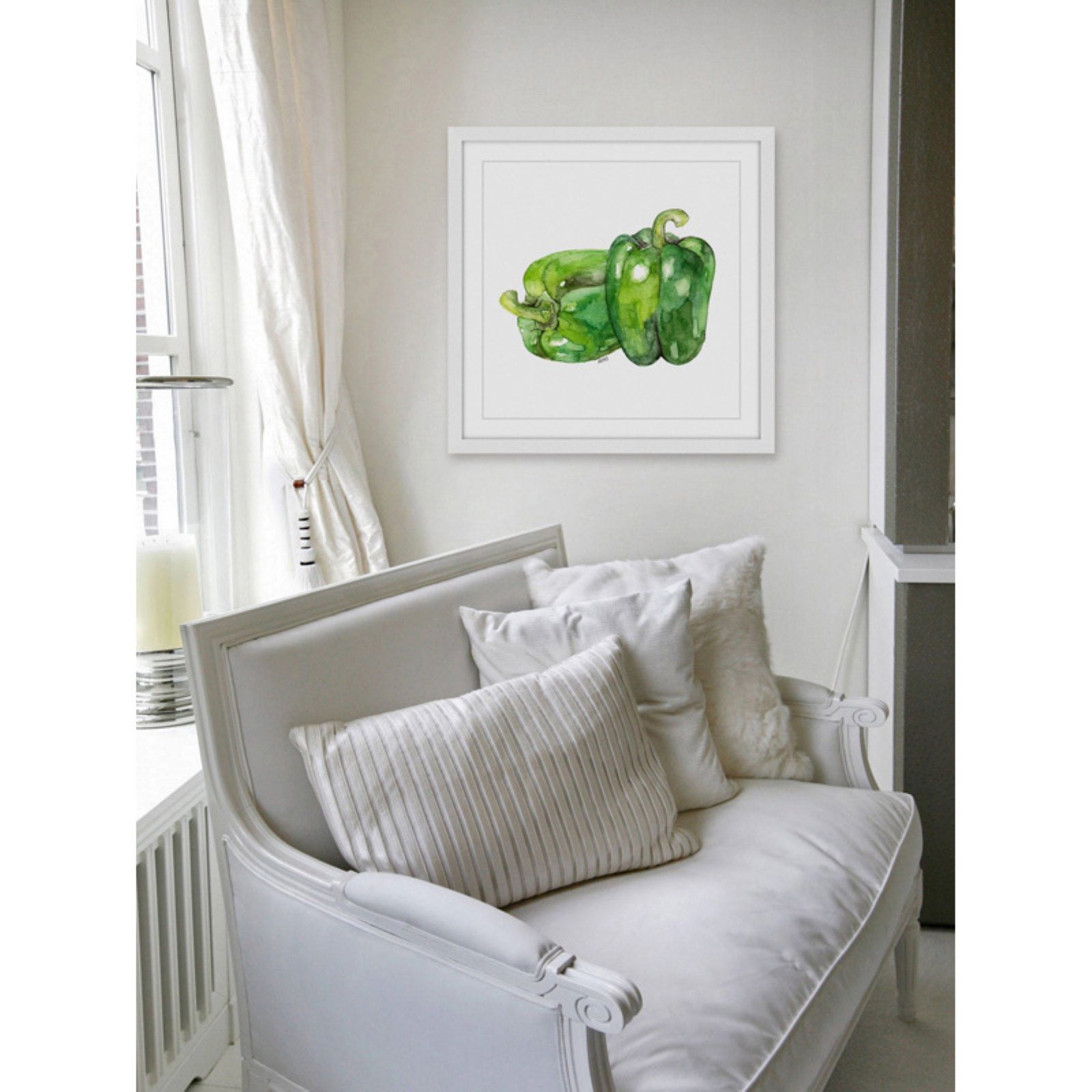 Marmont Hill "Bell Peppers" by Rachel Byler Framed Painting Art Print