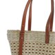 thumbnail image 5 of Bolso de playa de paja tejido a mano grande para mujer blanco, 5 of 8