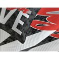 thumbnail image 4 of Ambesonne Live Laugh Love Quilted Bedspread Set 3 Pcs, Antique Damask, King Size, Multicolor, 4 of 5