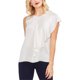 thumbnail image 1 of Vince Camuto Blusa asimétrica drapeada para mujer, blanca, pequeña Vince Camuto Pull-over, 1 of 1