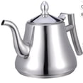 thumbnail image 7 of Qiangzon 1L Stainless Steel Tea Pot with Infuser Strainer - Water Kettle for Home & Restaurant, Ergonomic Handle, Glossy Finish, Easy to Clean, Durable & Stylish 1 Water Bottle, 7 of 7