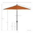 thumbnail image 5 of California Umbrella 9' Patio Umbrella in Tuscan, 5 of 5
