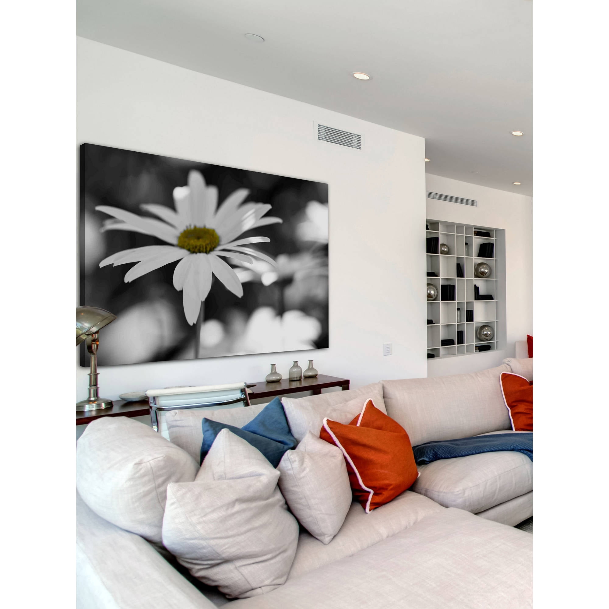 Marmont Hill "Sun Speckled Daisy" Painting Print on Canvas