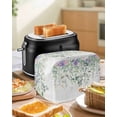 thumbnail image 4 of Eucalyptus Leaves Toaster Cover 2 Slice, Small Kitchen Appliance Covers, Sage Green Weeping Summer Botanical Toaster Oven Cover with Loop, Bread Machine Cover Polyester Dust Cover Protection, 4 of 4