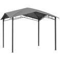 thumbnail image 2 of Outsunny 10' x 10' Grill Gazebo Canopy, Geodesic Look, Steel Frame, Gray, 2 of 9