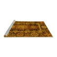 thumbnail image 2 of Ahgly Company Machine Washable Indoor Rectangle Oriental Yellow Traditional Area Rugs, 2' x 3', 2 of 4